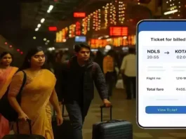 Passengers booking IRCTC train tickets safely during Diwali