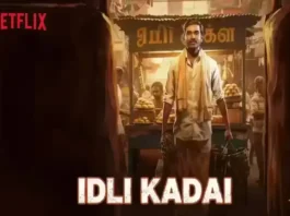Idli Kadai OTT Poster Featuring Dhanush