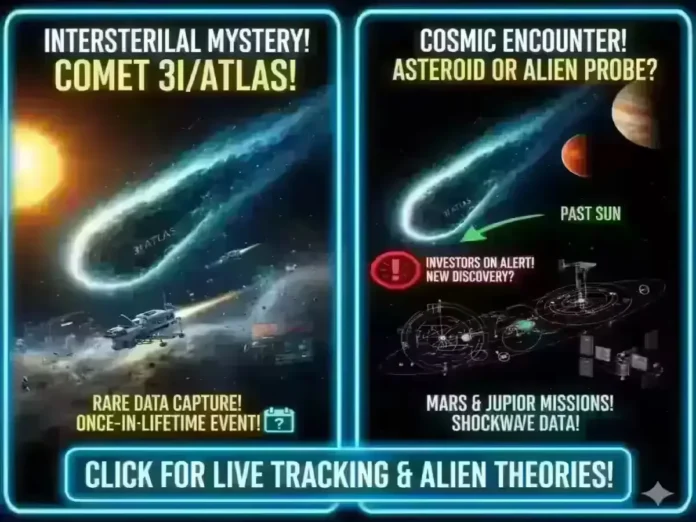 Interstellar comet 3I, ATLAS