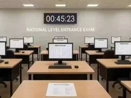 JEE Main 2026 computer-based exam hall setup