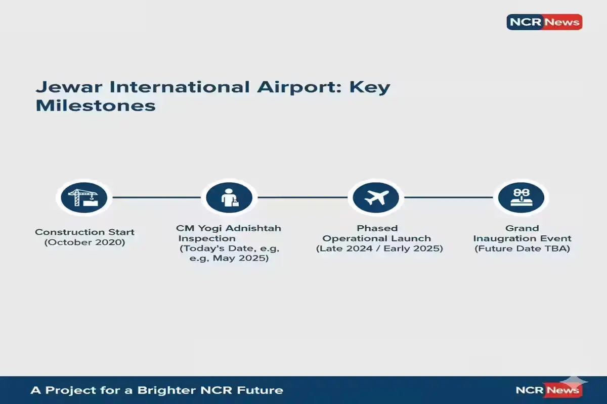 Jewar International Airport construction and launch timeline