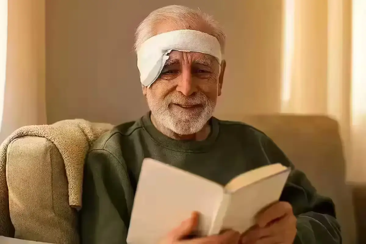 Microchip Restores Vision in Age-Related Macular Degeneration Patients Macular degeneration patient reading clearly after microchip implant