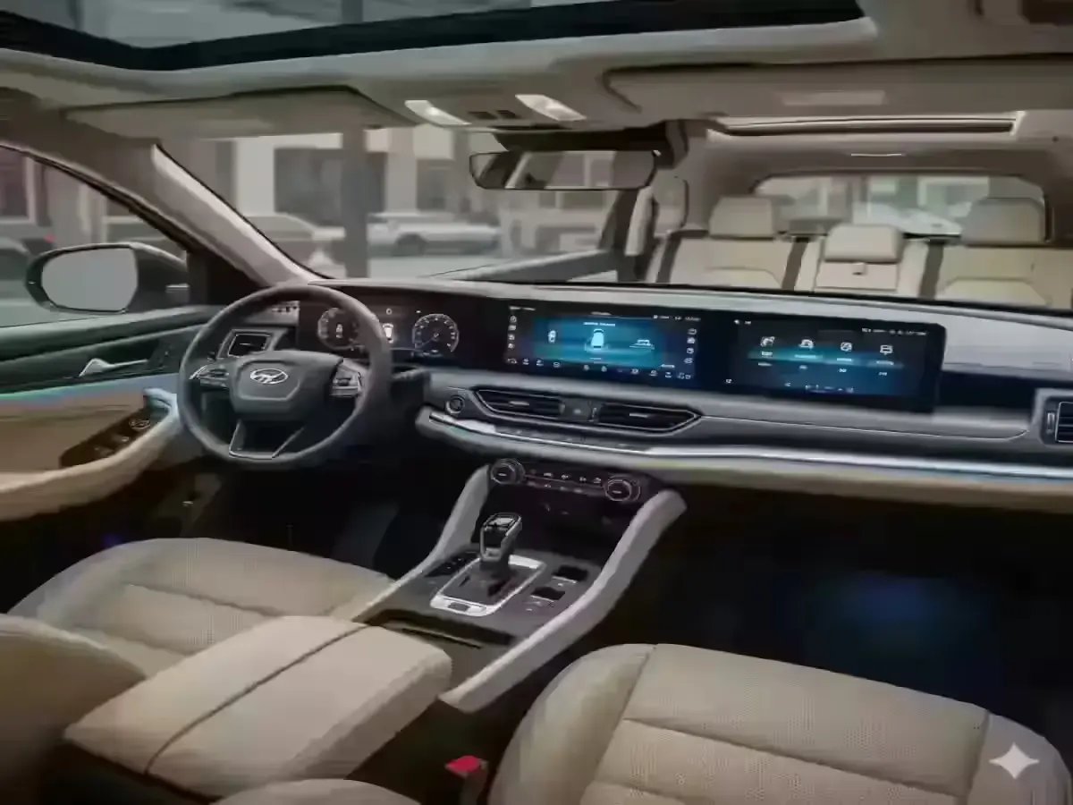 Mahindra XUV700 Facelift: Price, Features & Launch Date for 2026 Interior of Mahindra XUV700 Facelift showing dashboard and infotainment