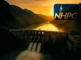 India’s Largest Hydropower Project Subansiri Lower Hydel Dam aerial view by NHPC