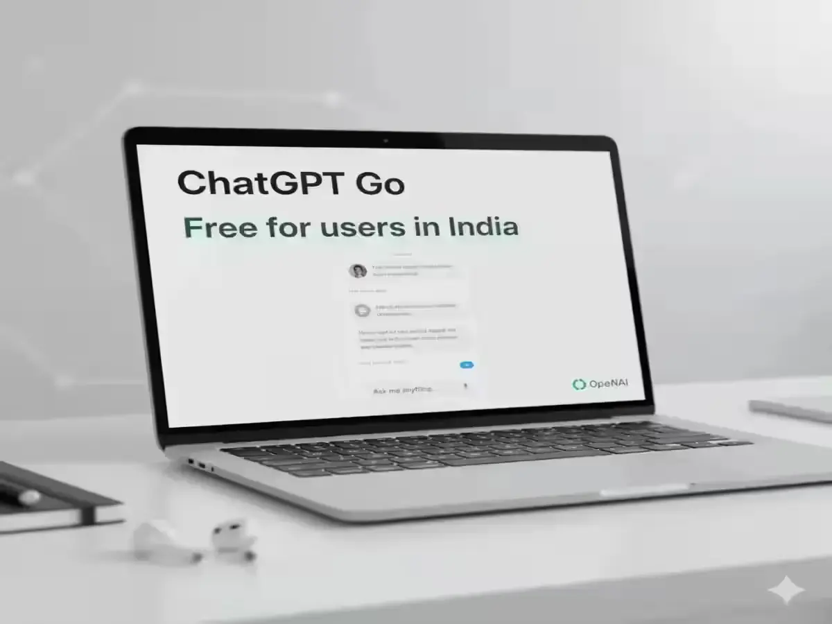 OpenAI ChatGPT Go interface showing free access to Indian users