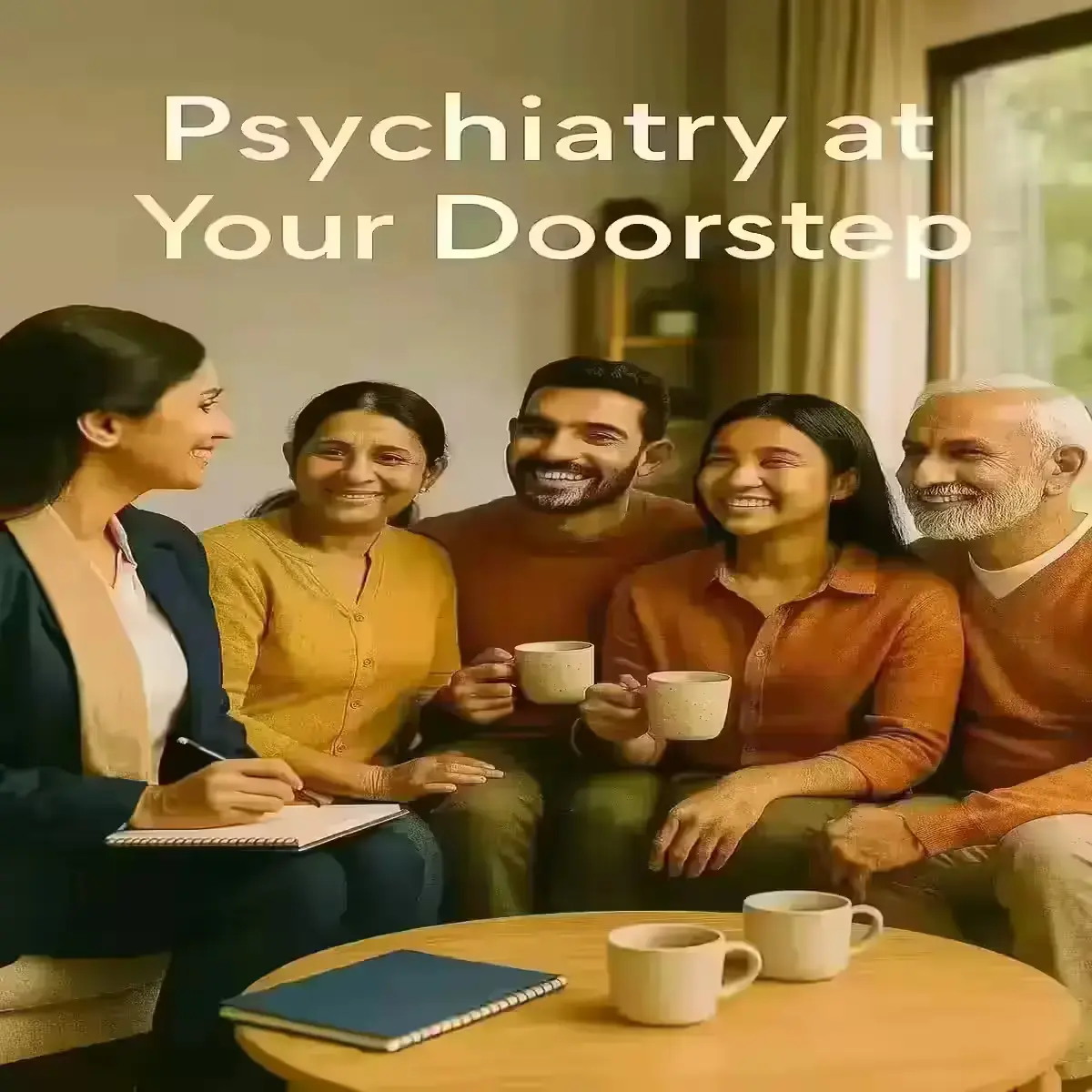 World Mental Health Day: Little Actions That Help Big Time Psychiatrist visiting family for home mental health care session