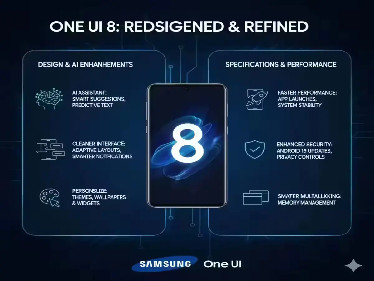 Samsung One UI 8 Design and AI Enhancements