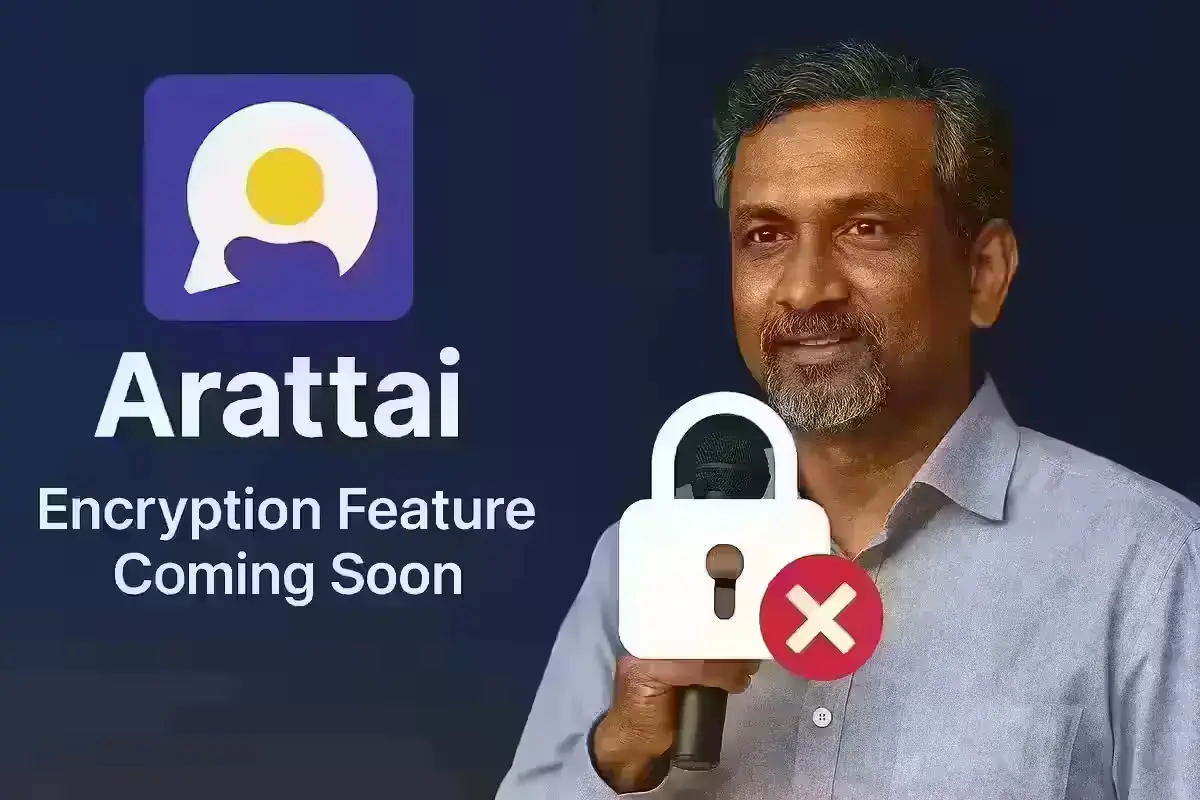 End-to-End Encryption Missing in Arattai? Users Asked to Wait for Upcoming Security Rollout Shridhar Vembu discusses Arattai app’s security and upcoming encryption feature