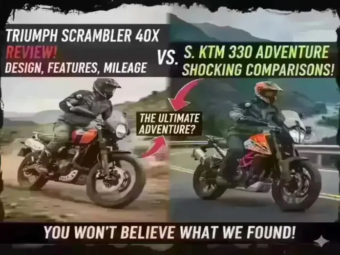 Triumph Scrambler 400X Review - Design, Features, Mileage and How It Compares to KTM 390 Adventure