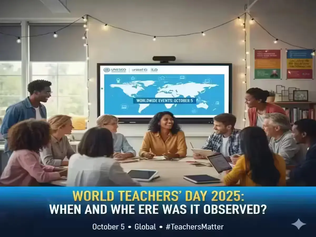 World Teachers' Day 2025 was celebrated on October 5