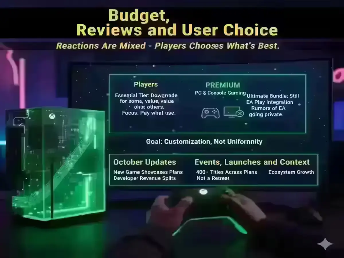 Xbox Game Pass Budget, Reviews and User Choice Reactions