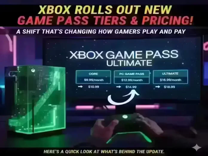 Xbox rolls out new Game Pass tiers and pricing