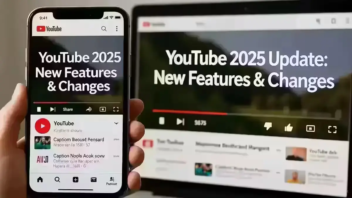YouTube’s Fresh Player Design: Cleaner Controls and Smoother Playback YouTube Captions Redesign 2025