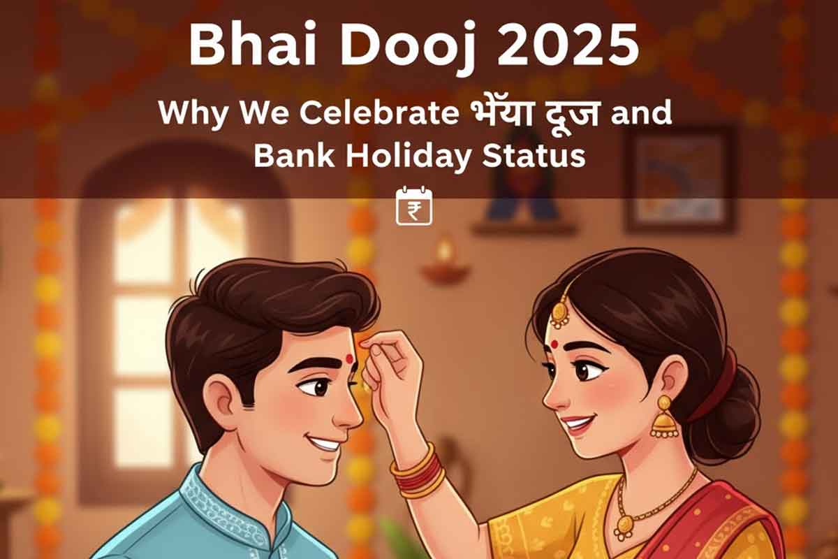 Bhai Dooj 2025 – Why We Celebrate भैया दूज and Bank Holiday Status Bhai Dooj 2025 – Why We Celebrate भैया दूज and Bank Holiday Status