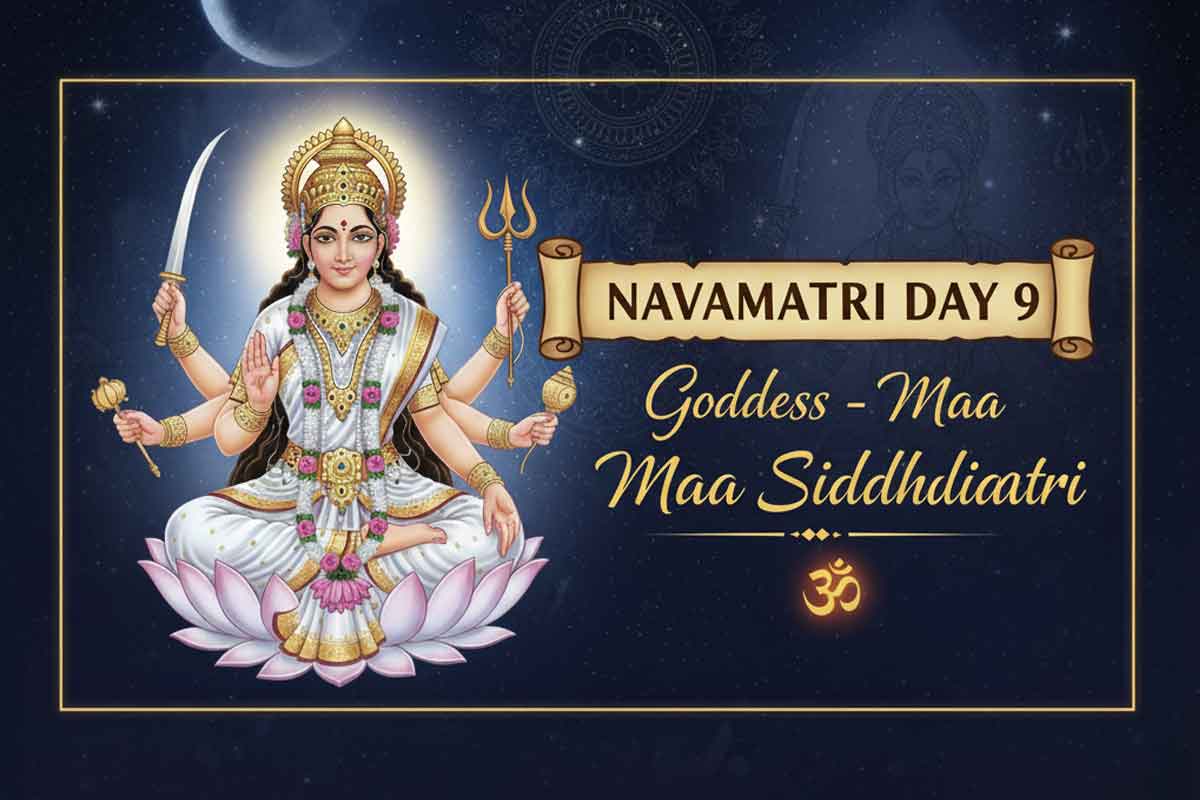 Navratri Day 9 Maa Siddhidatri Blessing and Maa Mantra