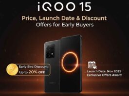 IQOO 15 Price, Launch Date & Discount Offers for Early Buyers