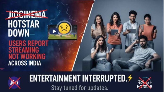 JioHotstar Down: Users Report Streaming Not Working Across India