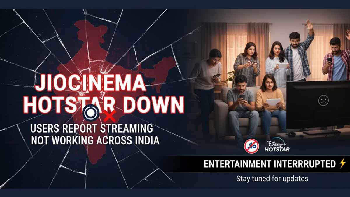 JioHotstar Down: Users Report Streaming Not Working Across India JioHotstar Down: Users Report Streaming Not Working Across India