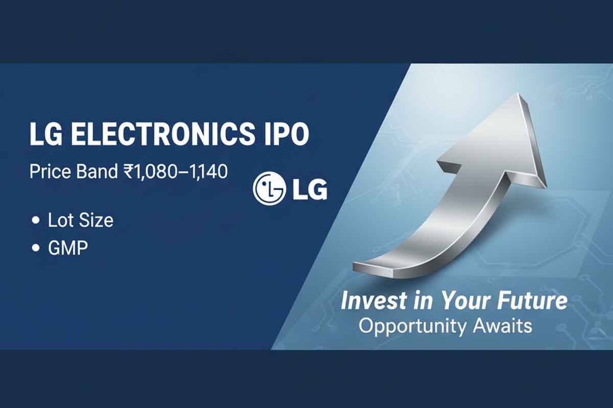 LG Electronics IPO Price Band ₹1,080–1,140, Lot Size & GMP