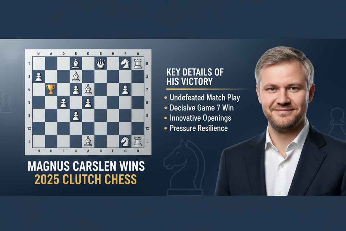 Magnus Carlsen Wins 2025 Clutch Chess – Key Details of His Victory Magnus Carlsen Wins 2025 Clutch Chess – Key Details of His Victory