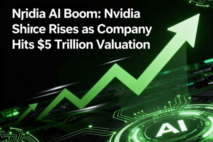Nvidia AI Boom: Nvidia Share Price Rises as Company Hits $5 Trillion Valuation