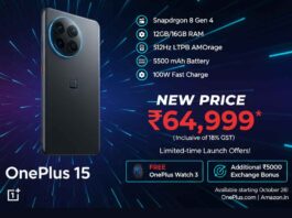OnePlus 15 Launch in India: Specs, New Price (GST-18 %) & Deals