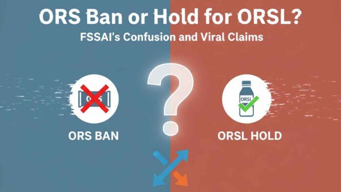 ors-1 ORS Ban or Hold for ORSL? FSSAI’s Confusion and Viral Claims