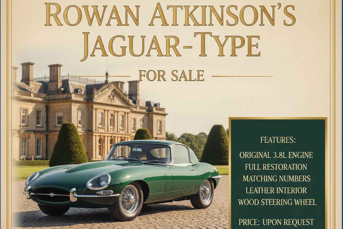 Rowan Atkinson’s Jaguar E-Type Is For Sale: Features & Price Rowan Atkinson’s Jaguar E-Type Is For Sale: Features & Price