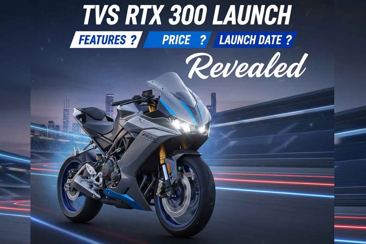 TVS RTX 300 Launch: Features, Price & Launch Date Revealed
