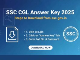 SSC CGL Answer Key 2025: Steps to Download from ssc.gov.in