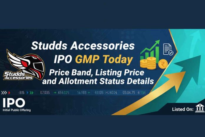 Studds Accessories IPO GMP Today, Price Band, Listing Price and Allotment Status Details