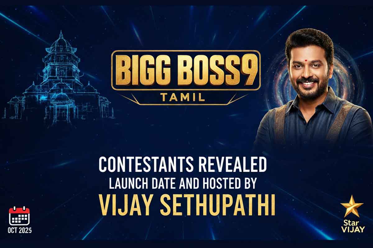 Bigg Boss 9 Tamil Contestants Revealed: Launch Date and Hosted By Vijay Sethupathi
