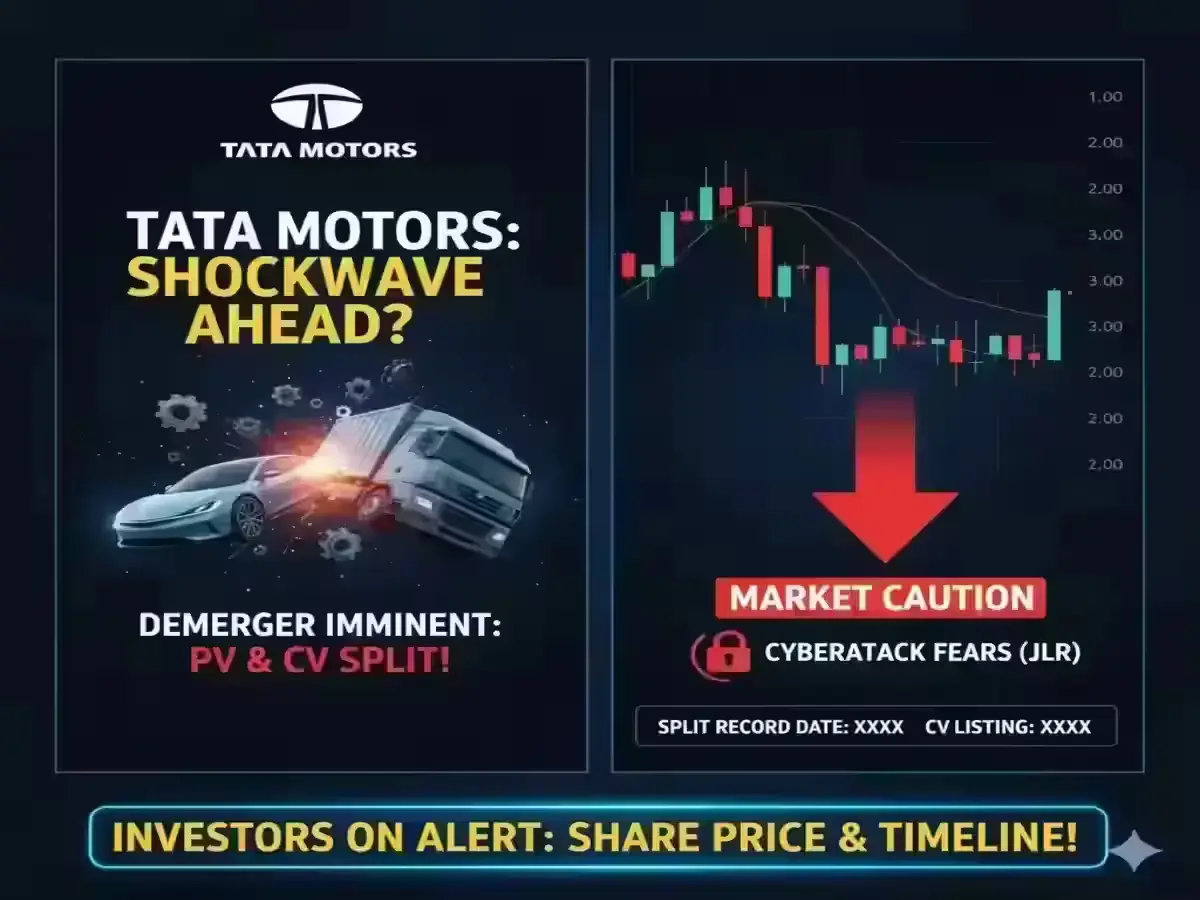 tata motors share price record date cv business demerger listing timeline target