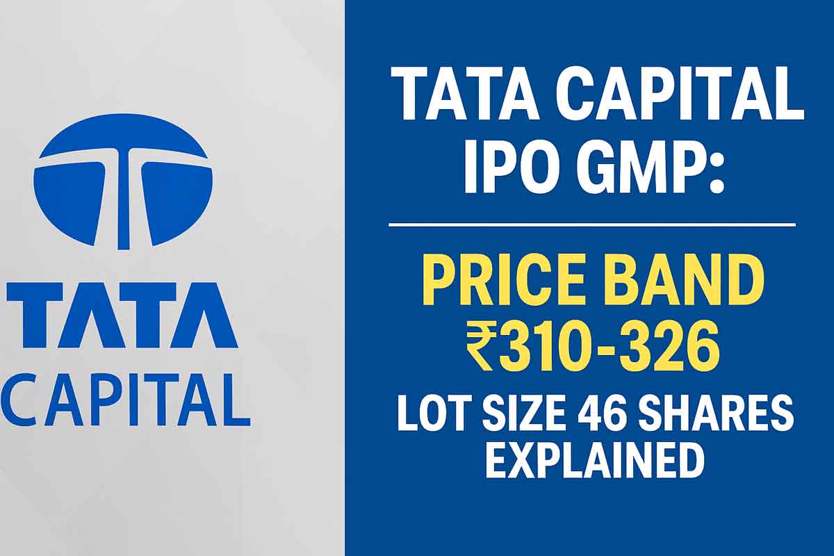 Tata Capital IPO GMP: Price Band ₹310-326, Lot Size 46 Shares Explained