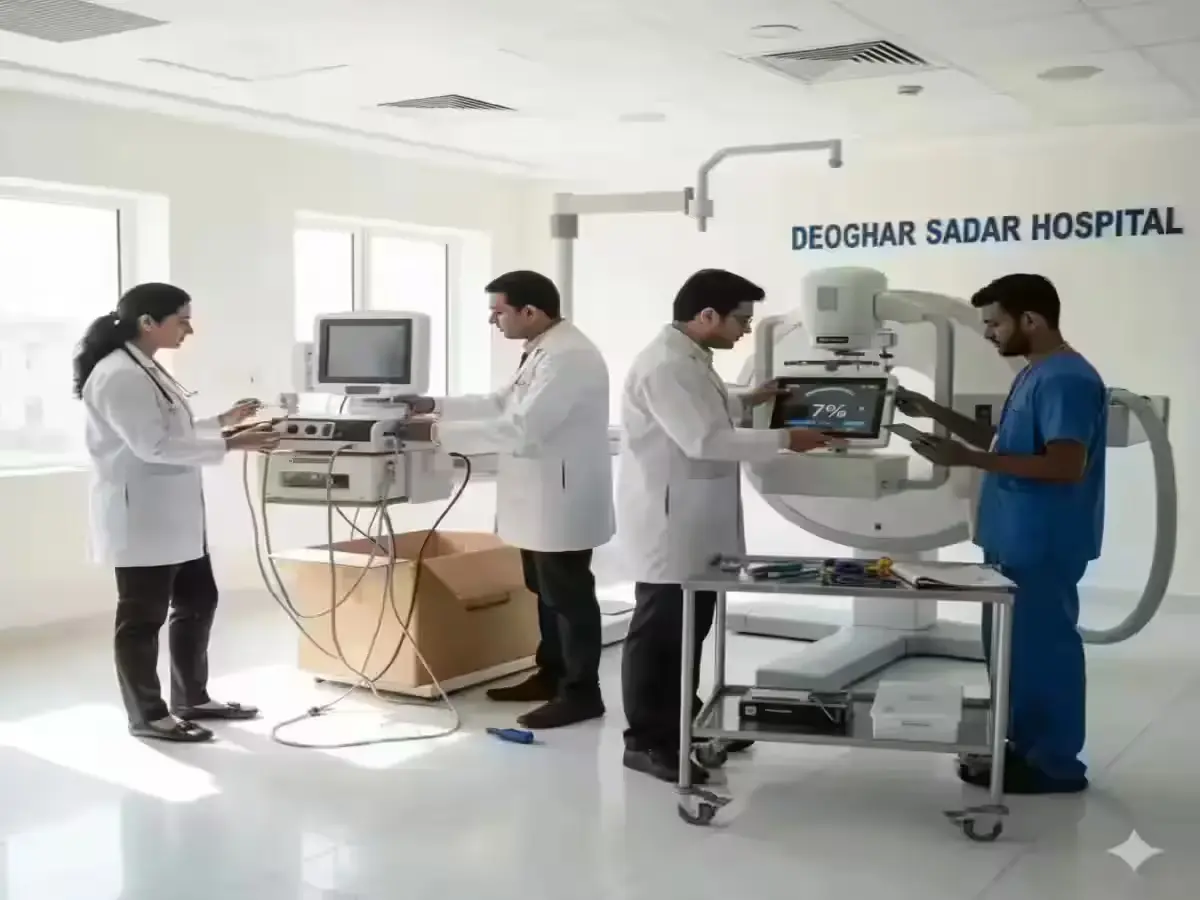 देवघर सदर अस्पताल को मिलेंगे आधुनिक उपकरण