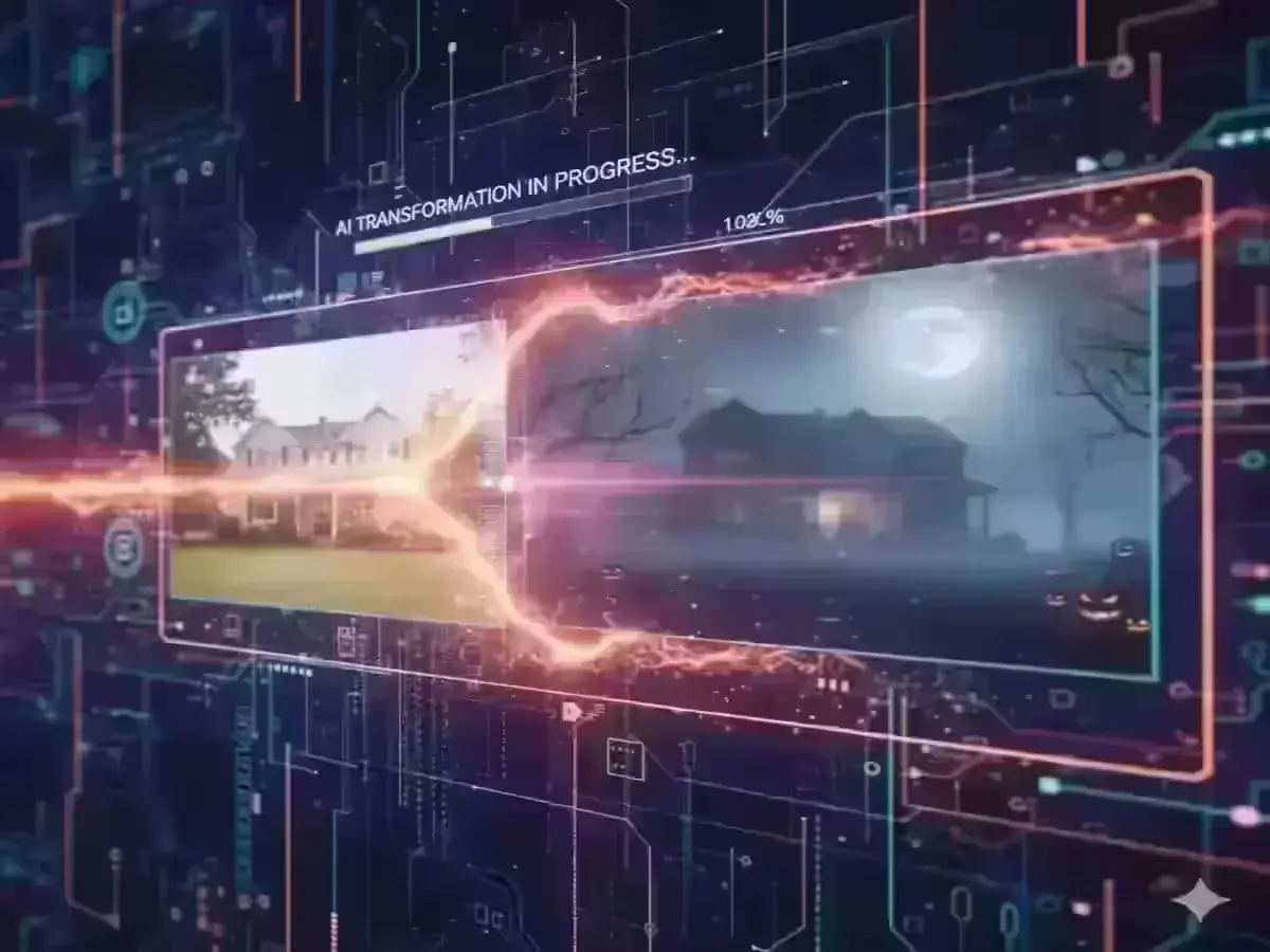 Gemini Nano Banana: Top 5 Spooky Prompts to Go Viral on Instagram This Halloween AI transformation of Halloween photo using Gemini Nano Banana