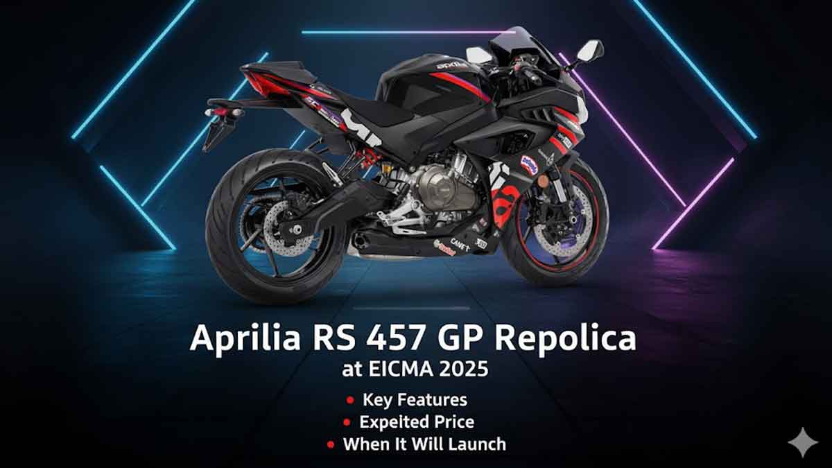 Aprilia RS 457 GP Replica at EICMA 2025: Key Features, Expected Price and When It Will Launch