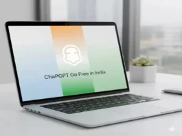 hatGPT Go Free India announcement visual showing app launch