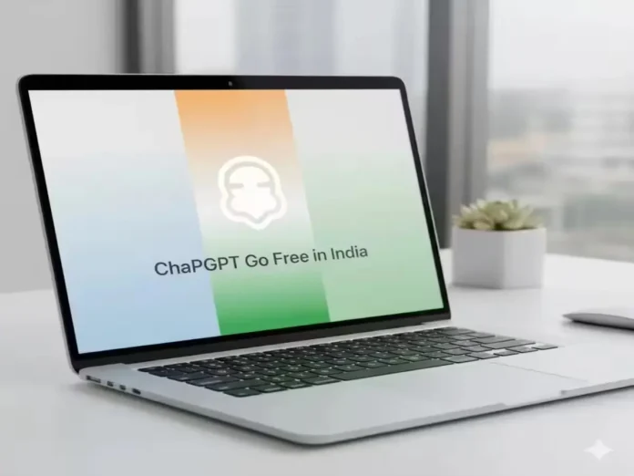hatGPT Go Free India announcement visual showing app launch