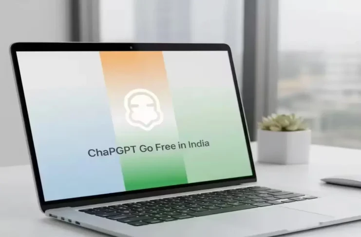 hatGPT Go Free India announcement visual showing app launch