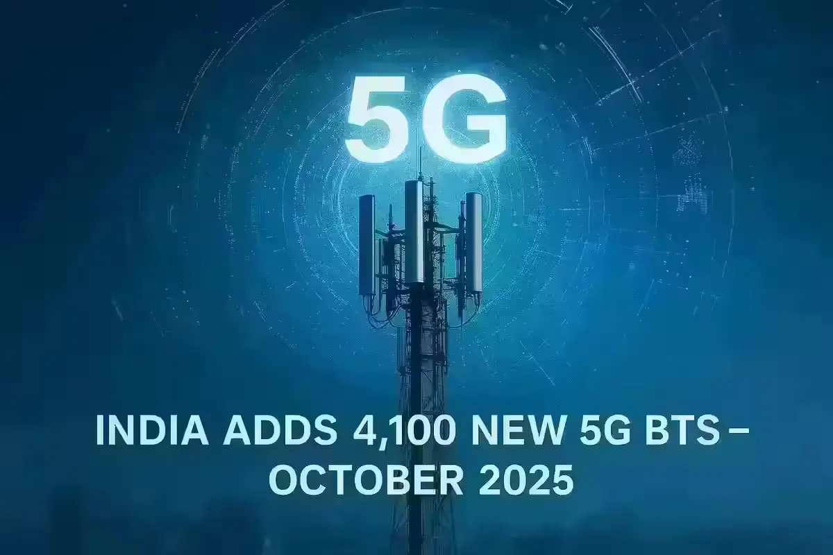 BSNL engineers installing new 4G and 5G towers in Delhi