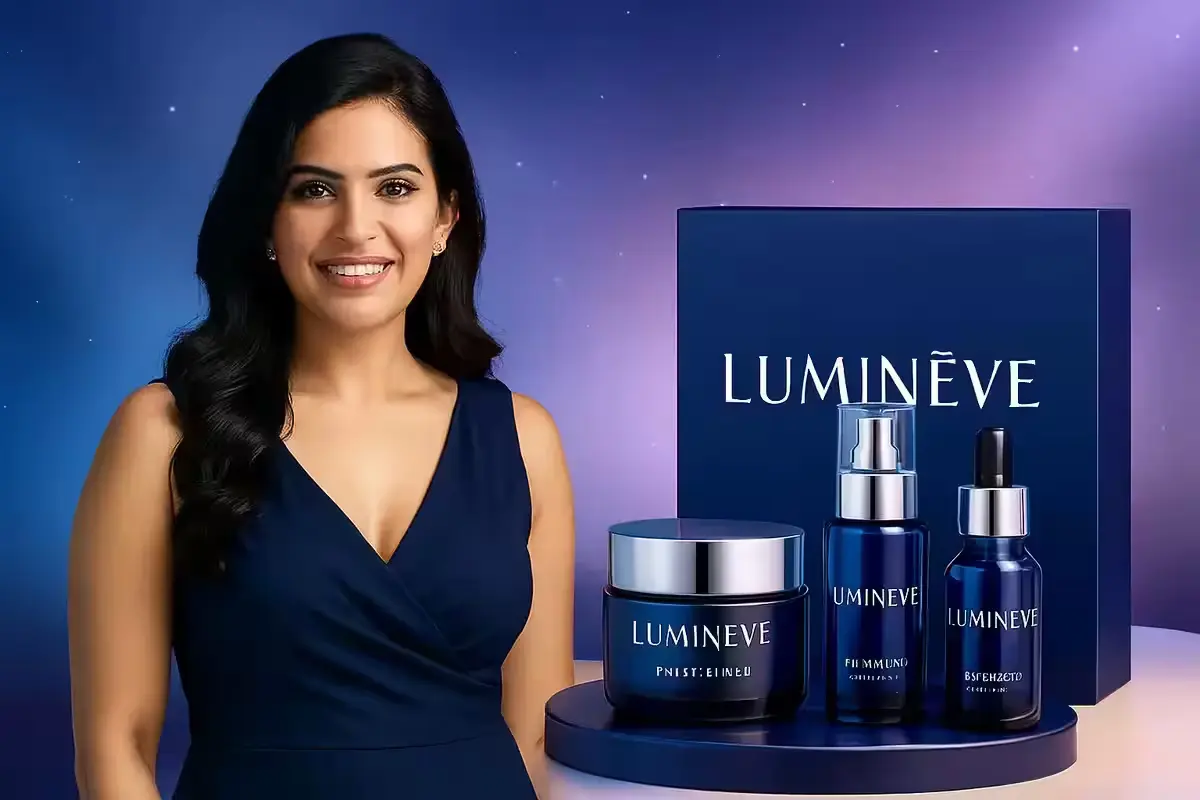 Luminéve night skincare collection products
