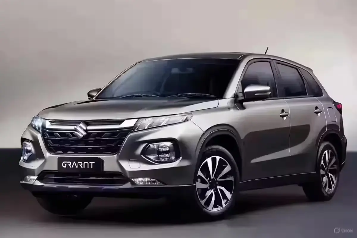 Maruti Suzuki Grand Vitara exterior design front and side view