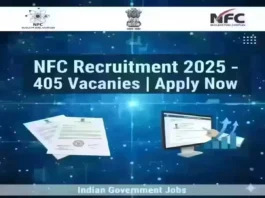 NFC Recruitment 2025 notification 405 vacancies