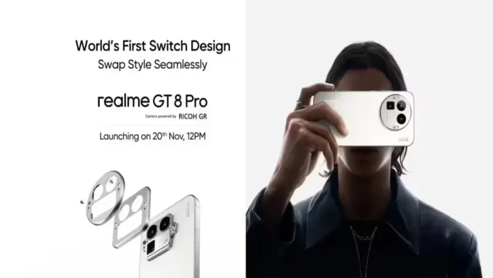 Realme GT 8 Pro switchable camera bump and sustainable design