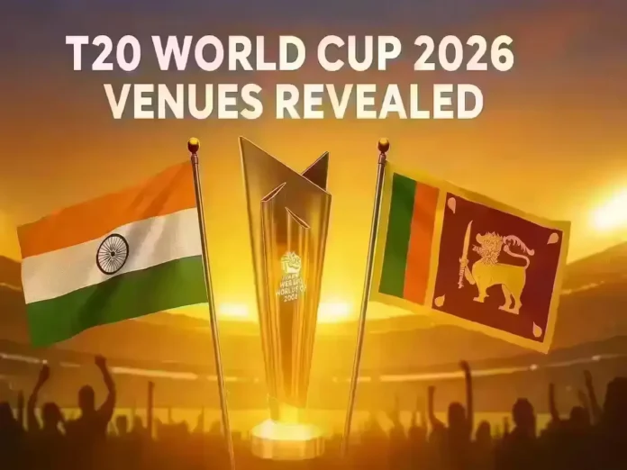 ICC announces T20 World Cup 2026 venues in India and Sri Lanka