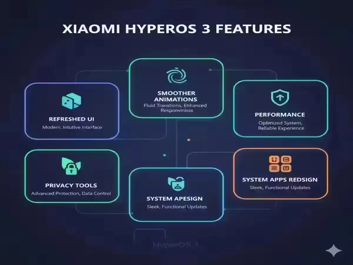 xiaomi hyperos 3 features for update 2025