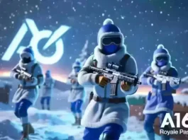 BGMI 4.1 Update Frosty Funland Theme with A16 Royale Pass