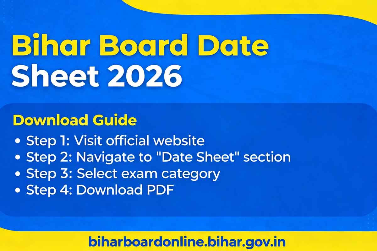 Bihar Board Date Sheet 2026: Exam Date & Step-by-Step Guide to Download from biharboardonline.bihar.gov.in