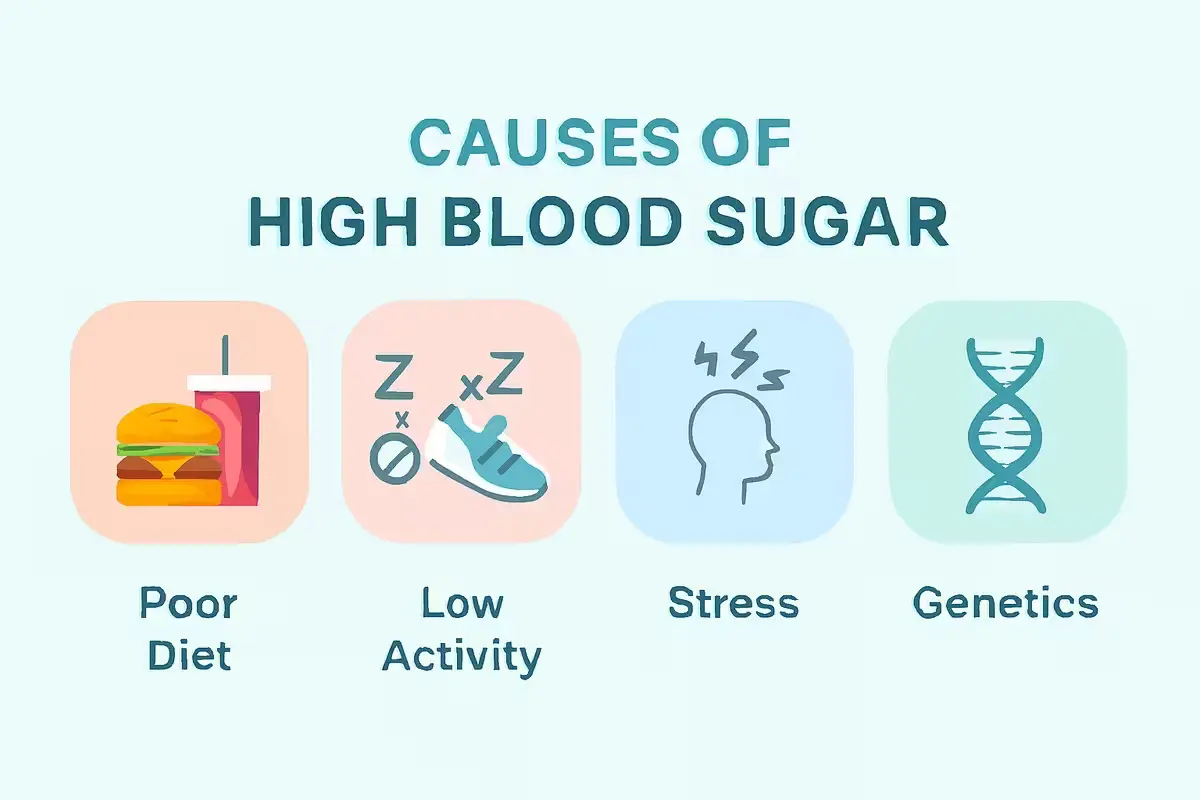 World Diabetes Day: Blood Sugar Control Home Remedies and Daily Health Tips Causes of high blood sugar